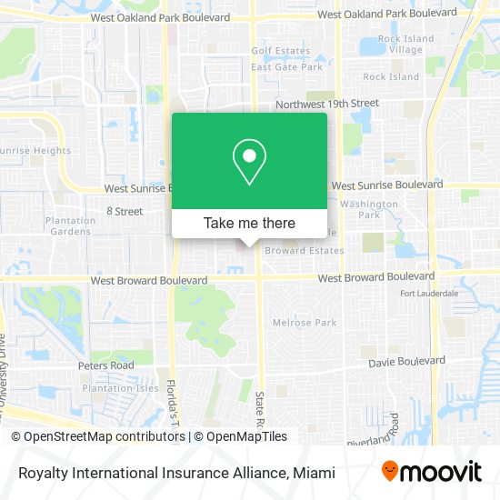 Royalty International Insurance Alliance map