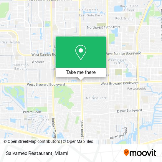 Mapa de Salvamex Restaurant