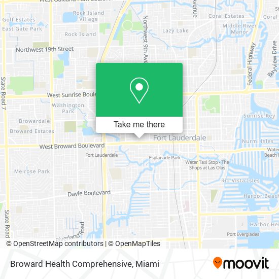 Broward Health Comprehensive map