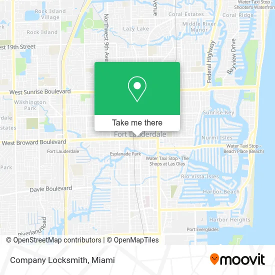 Company Locksmith map