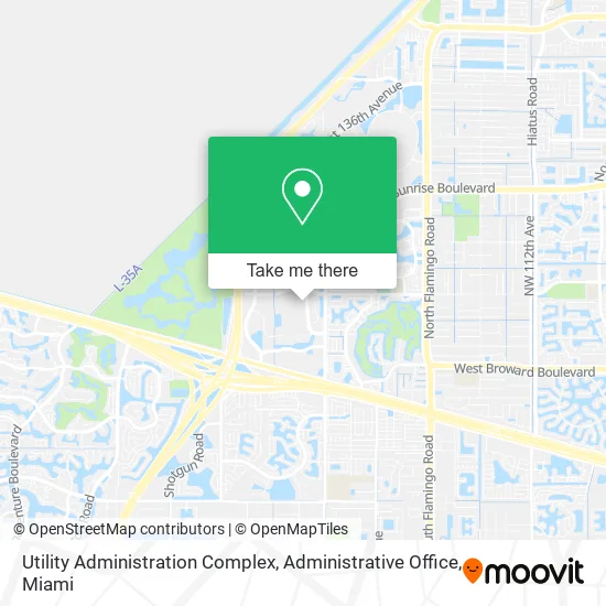 Mapa de Utility Administration Complex, Administrative Office