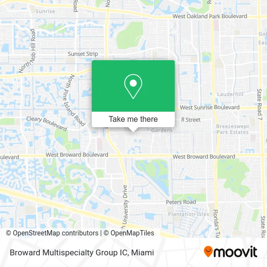 Broward Multispecialty Group IC map