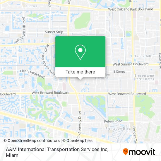 A&M International Transportation Services Inc map
