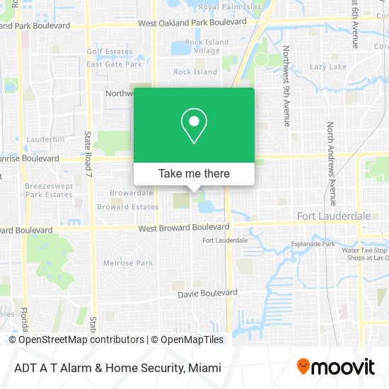 ADT A T Alarm & Home Security map