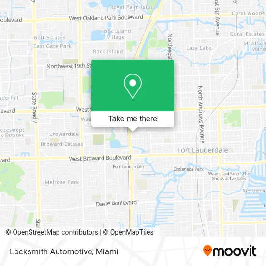 Locksmith Automotive map