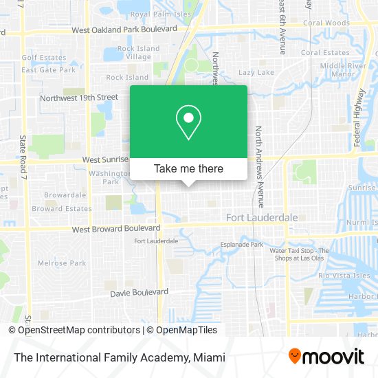 The International Family Academy map