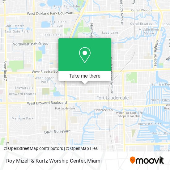 Roy Mizell & Kurtz Worship Center map