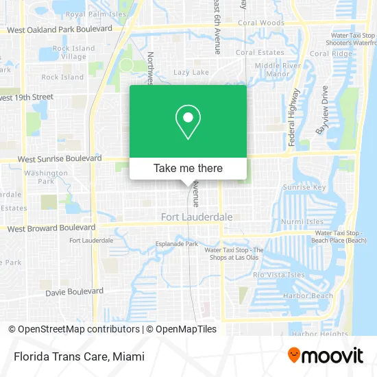 Florida Trans Care map
