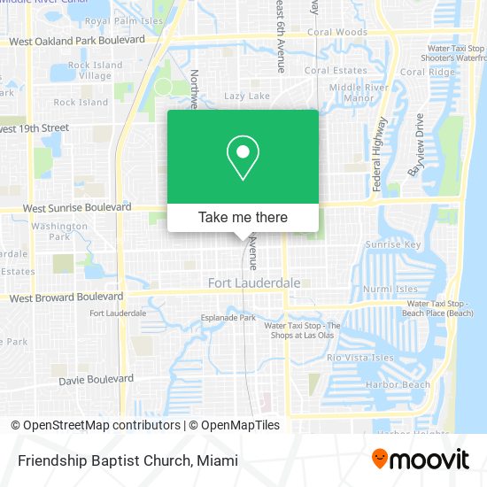 Mapa de Friendship Baptist Church