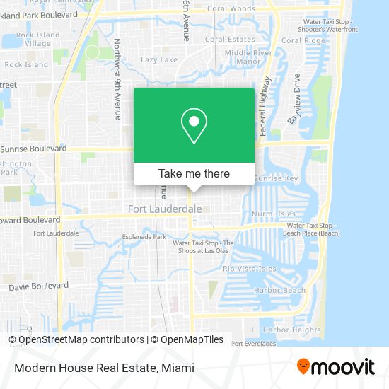 Modern House Real Estate map