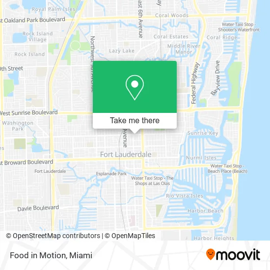 Food in Motion map