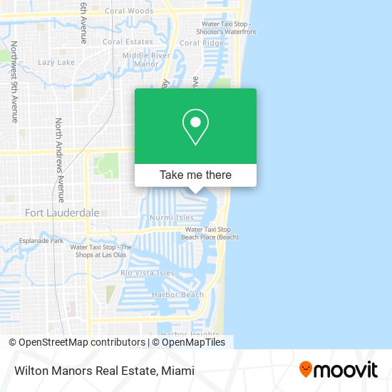 Wilton Manors Real Estate map