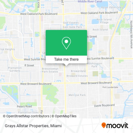 Grays Allstar Properties map