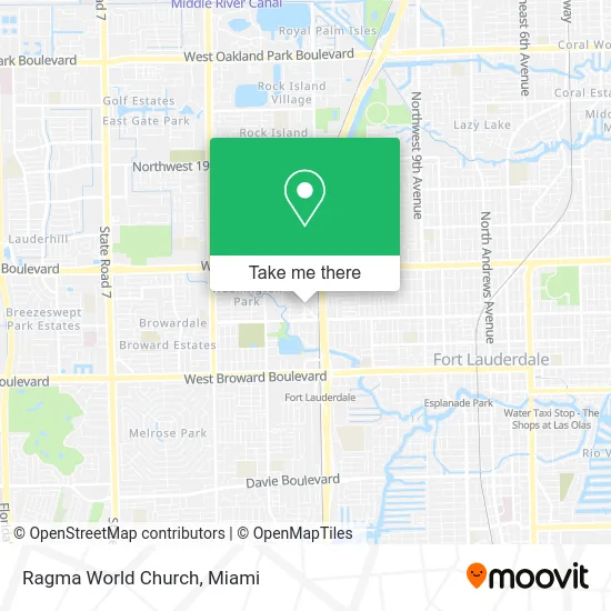 Ragma World Church map