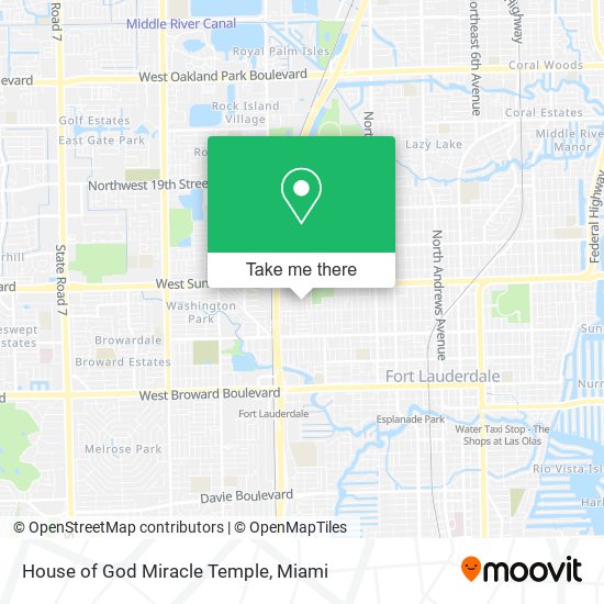 Mapa de House of God Miracle Temple