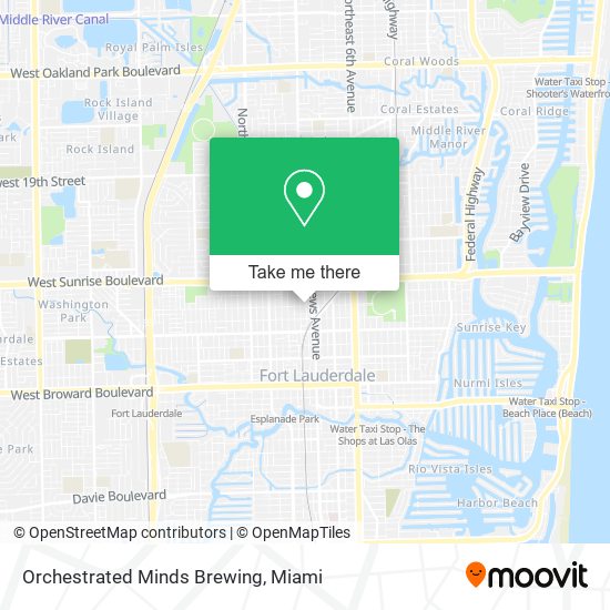 Mapa de Orchestrated Minds Brewing