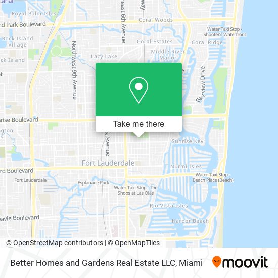 Mapa de Better Homes and Gardens Real Estate LLC