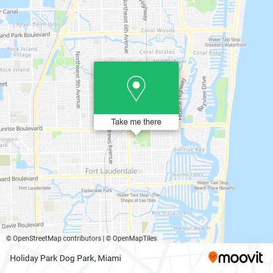 Holiday Park Dog Park map