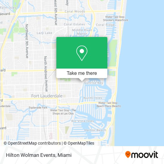 Mapa de Hilton Wolman Events