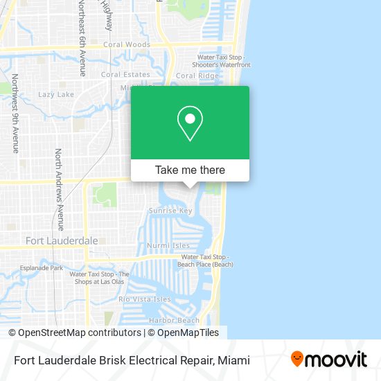 Mapa de Fort Lauderdale Brisk Electrical Repair