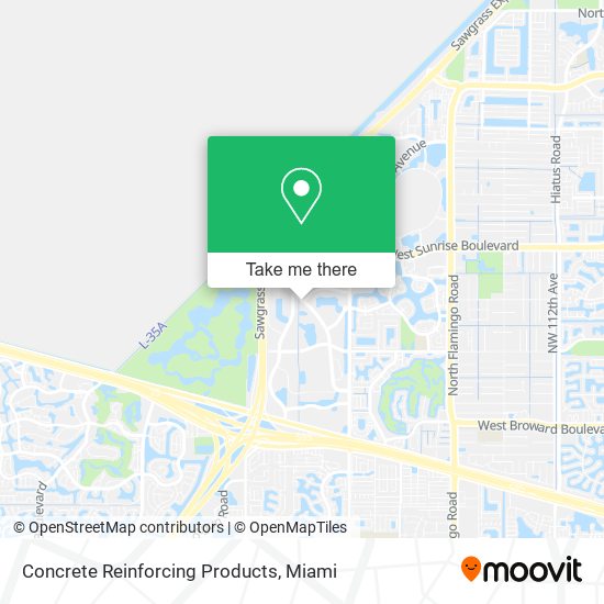 Concrete Reinforcing Products map