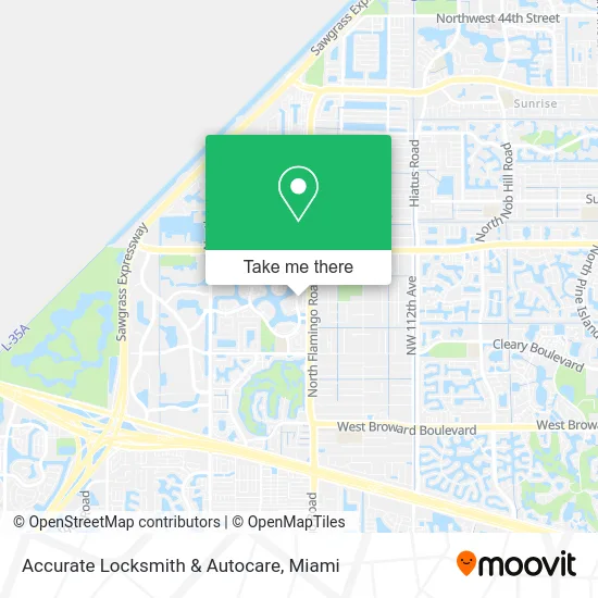 Accurate Locksmith & Autocare map