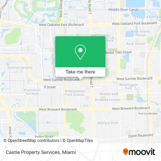 Castle Property Services map