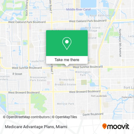 Medicare Advantage Plans map