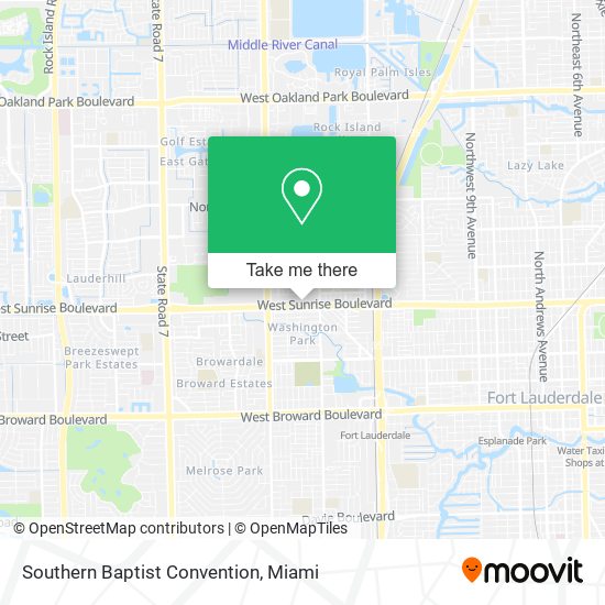 Southern Baptist Convention map