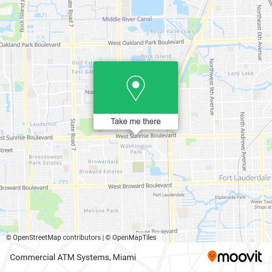 Commercial ATM Systems map