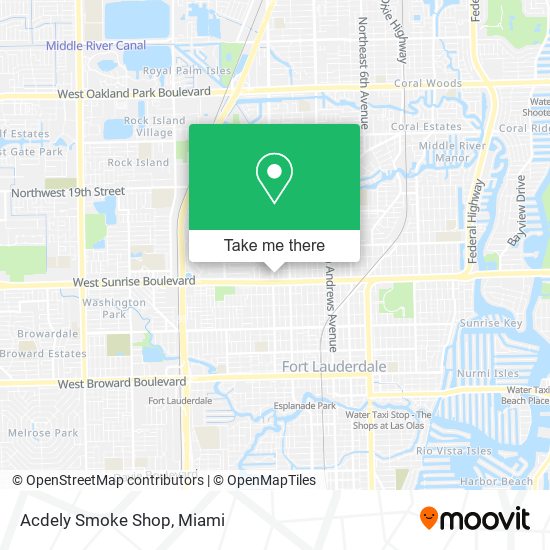 Acdely Smoke Shop map