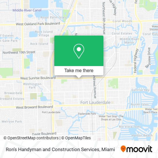 Ron's Handyman and Construction Services map
