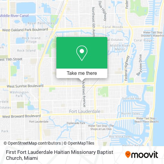 First Fort Lauderdale Haitian Missionary Baptist Church map