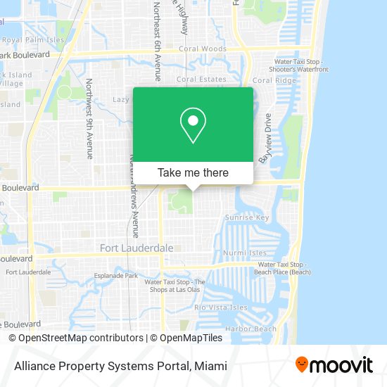 Alliance Property Systems Portal map