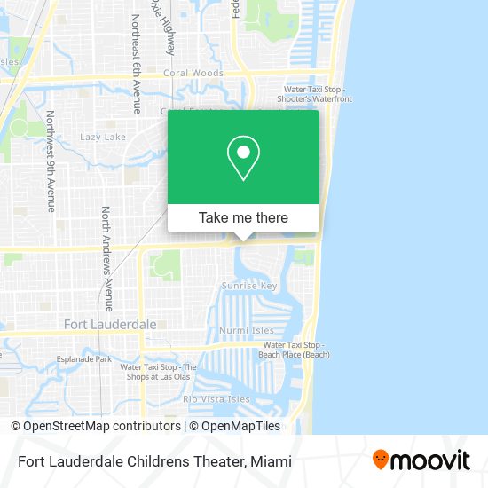 Mapa de Fort Lauderdale Childrens Theater