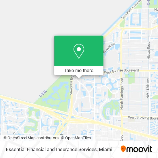 Essential Financial and Insurance Services map