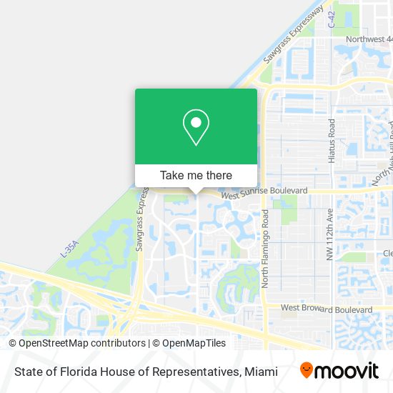 State of Florida House of Representatives map