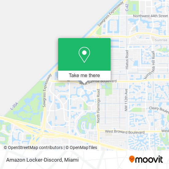 Mapa de Amazon Locker-Discord