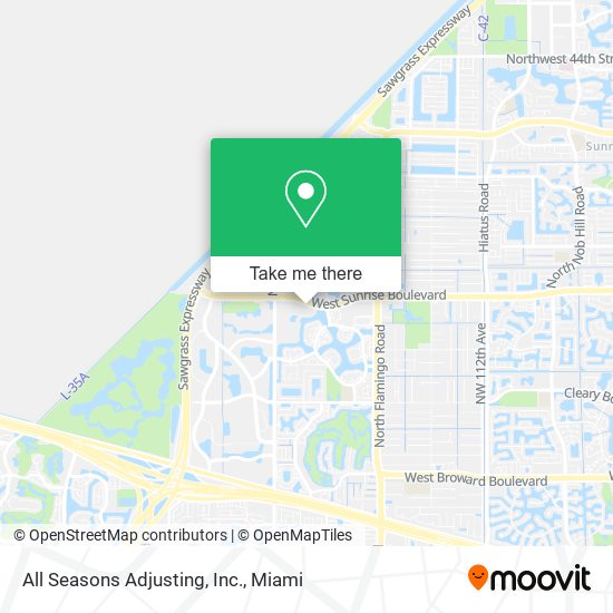 All Seasons Adjusting, Inc. map