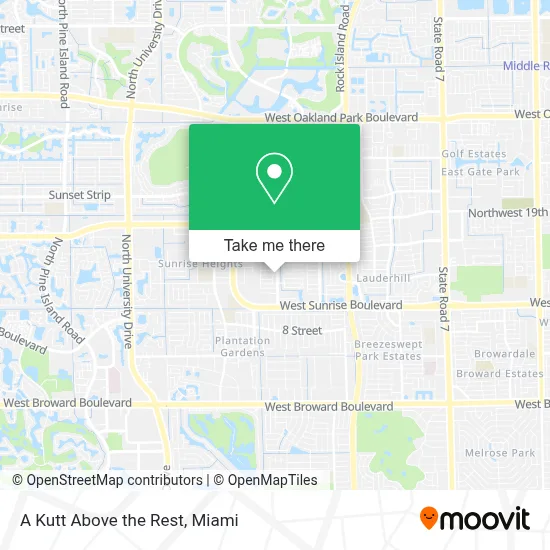 A Kutt Above the Rest map