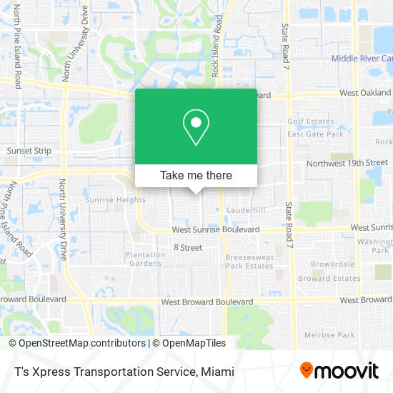 Mapa de T's Xpress Transportation Service
