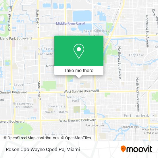 Rosen Cpo Wayne Cped Pa map