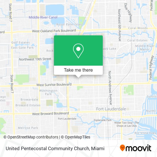 United Pentecostal Community Church map