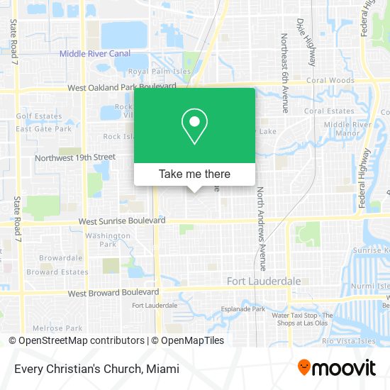 Mapa de Every Christian's Church