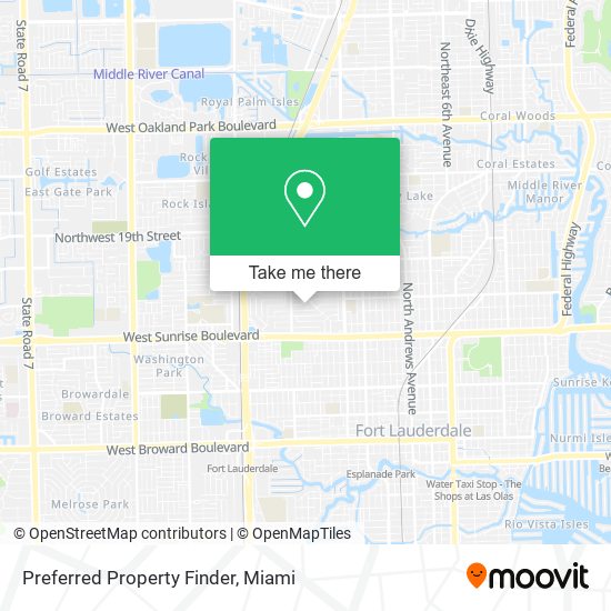 Mapa de Preferred Property Finder