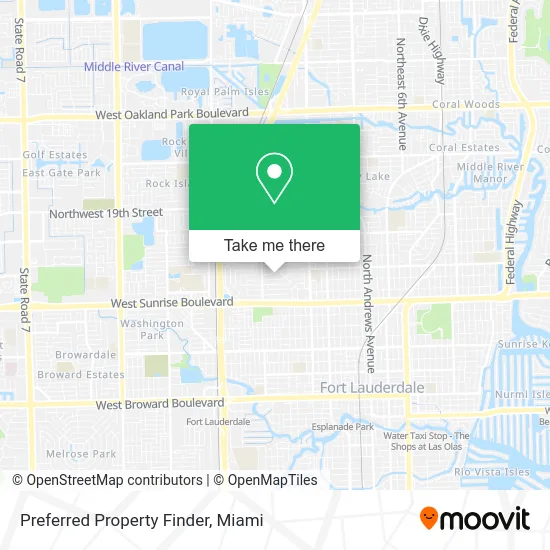 Preferred Property Finder map