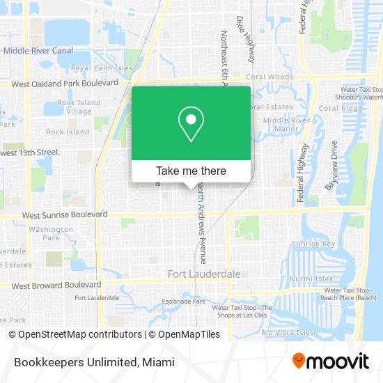 Bookkeepers Unlimited map