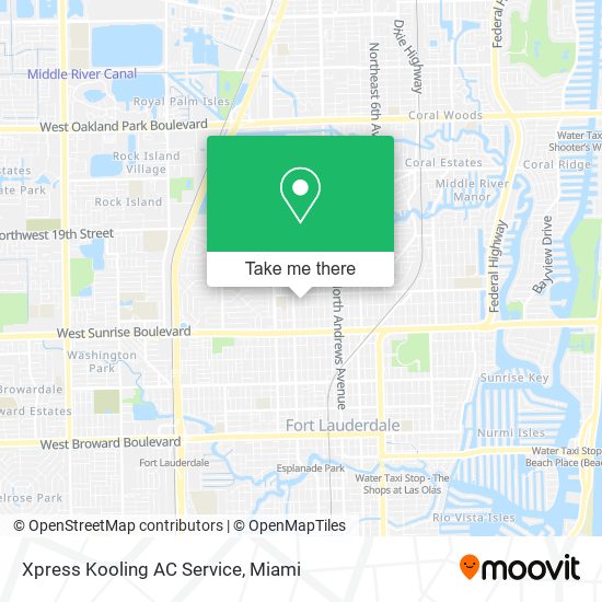 Xpress Kooling AC Service map