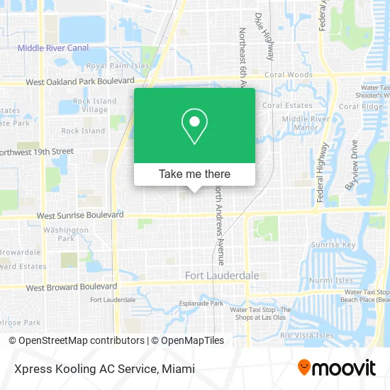 Mapa de Xpress Kooling AC Service