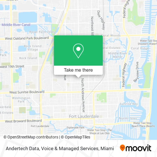 Mapa de Andertech Data, Voice & Managed Services
